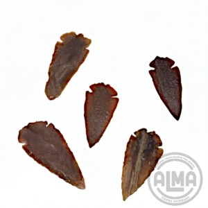 Flechas punta jade en conjunto con logo